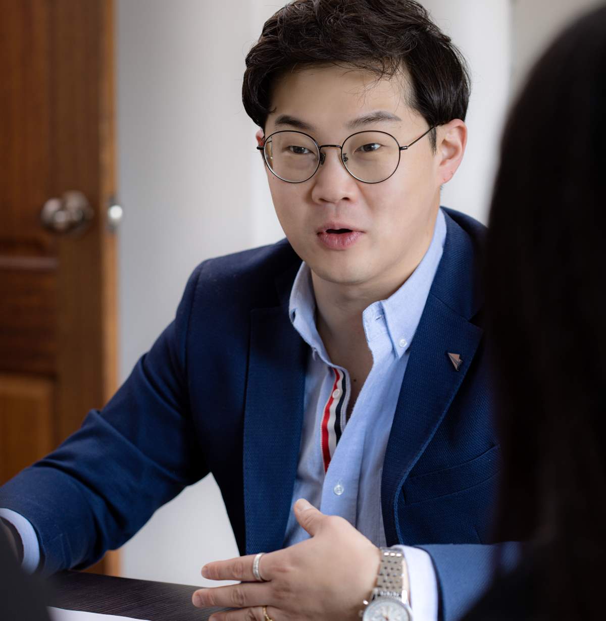 상담 중인 Jimmy Lee
